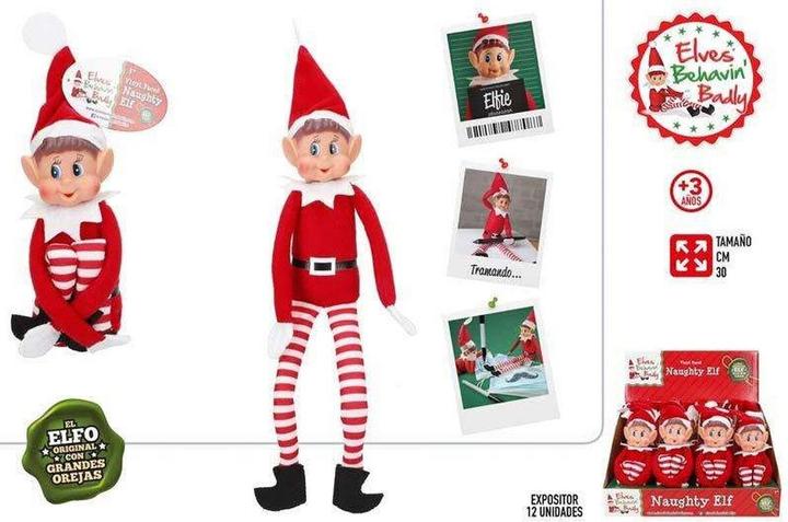 Image du produit Colorbaby Elves Behavin' Badly Elvie crossbar Elfo doll 30cm