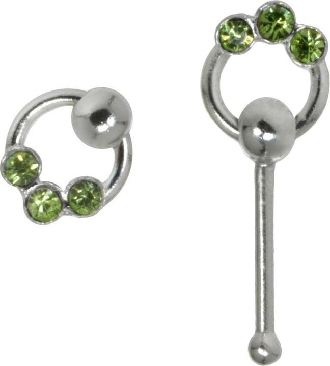 Image du produit Bijouteria Piercing nez (Argent 925, Cristallin)