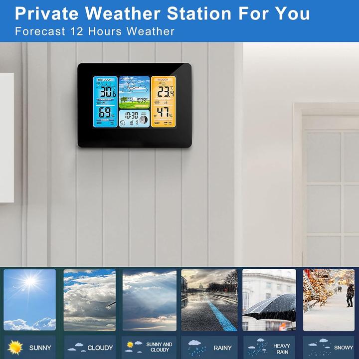 Image du produit Onever Station météo couleur