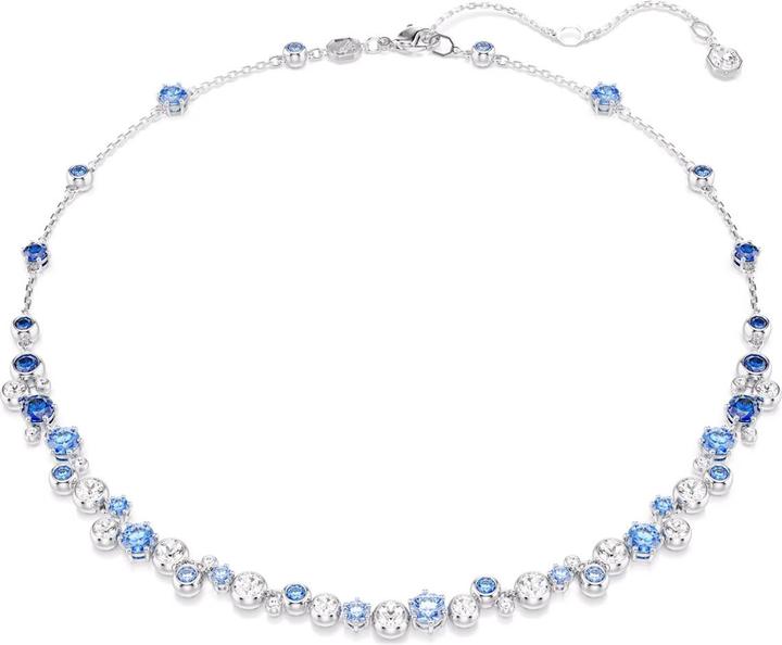 Immagine prodotto Swarovski Constella Halskette Verschiedene Schliffe Blau Rhodiniert (Metallo Swarovski)