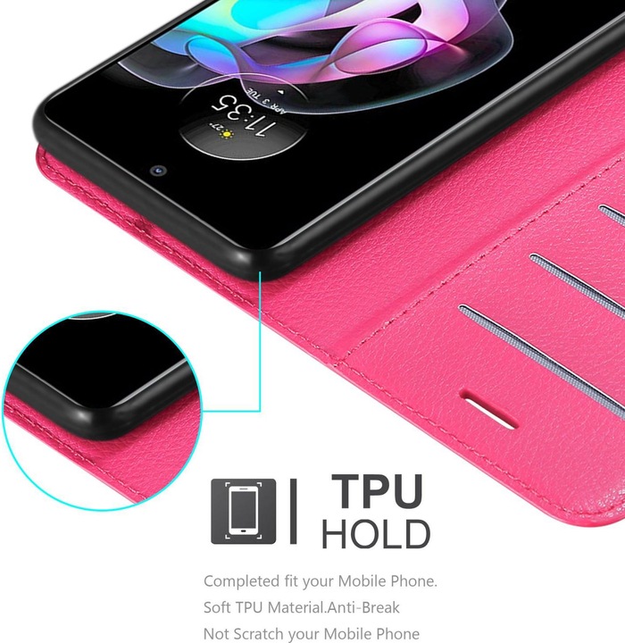 Actual product image Cadorabo Book Stand Case for Motorola EDGE 20 (Motorola Edge 20)