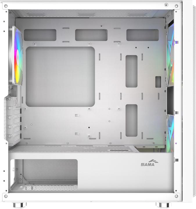 Produktbild Sama Gears S30, White mATX Mid-tower Case (ITX, Micro ATX (mATX))