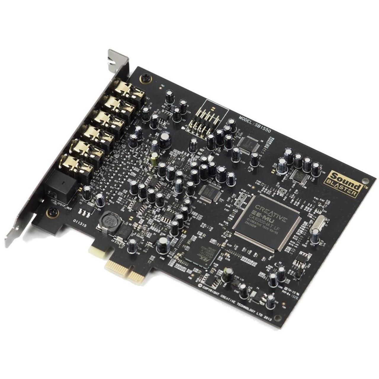Creative Sound Blaster Audigy Rx (PCI-E x1), Soundkarte, Schwarz