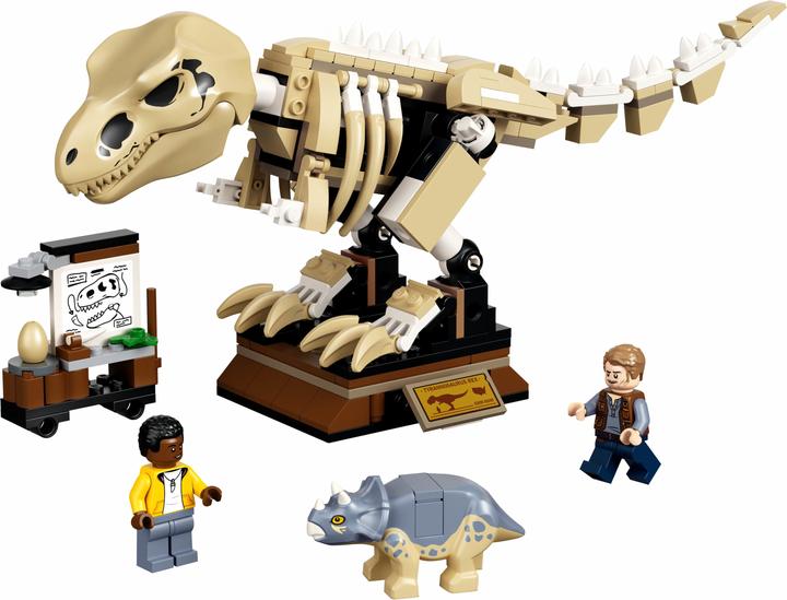 Productafbeelding LEGO T. Rex skelet in de fossielen tentoonstelling (76940, LEGO Jurassic World)