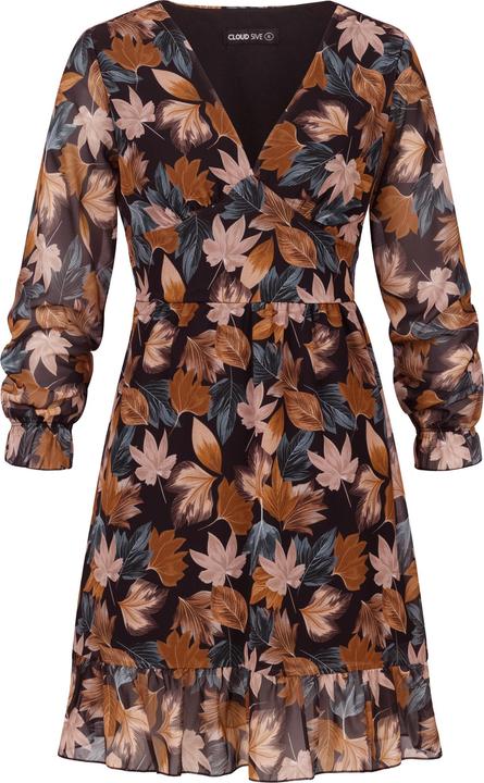 Produktbild Cloud 5ive Chiffon Dress with AOP black/multicolor L (L, S)