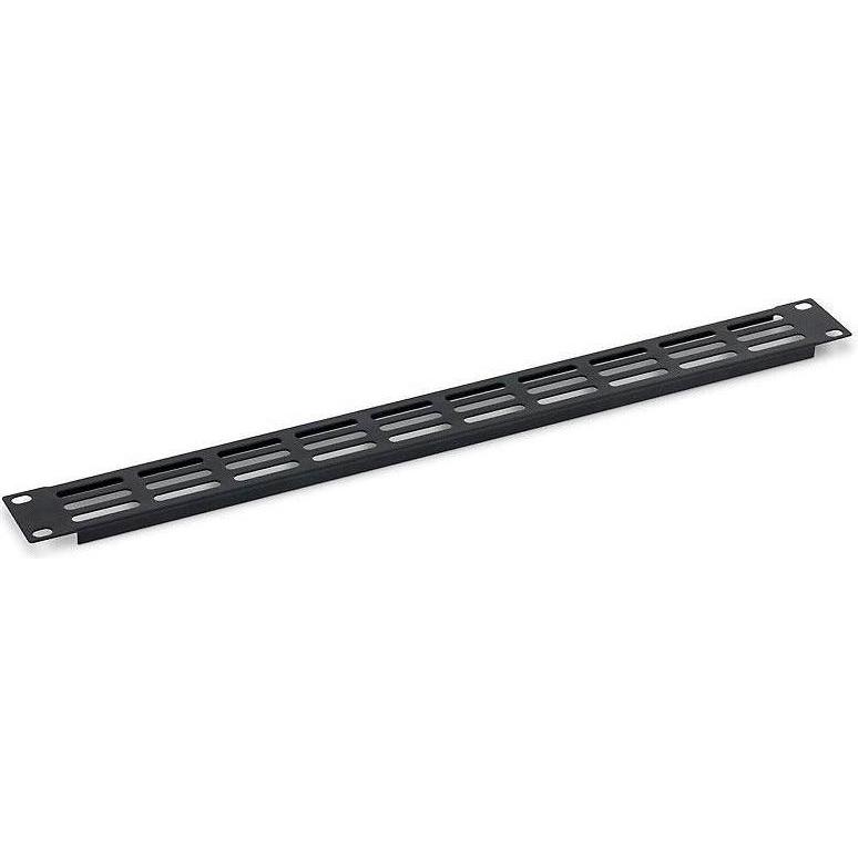 Triton 19- perforierte Blindplatte 5HE mit perforiertem Oval 36 x 6 mm, schwarz, Accessori per armadio rack, Nero