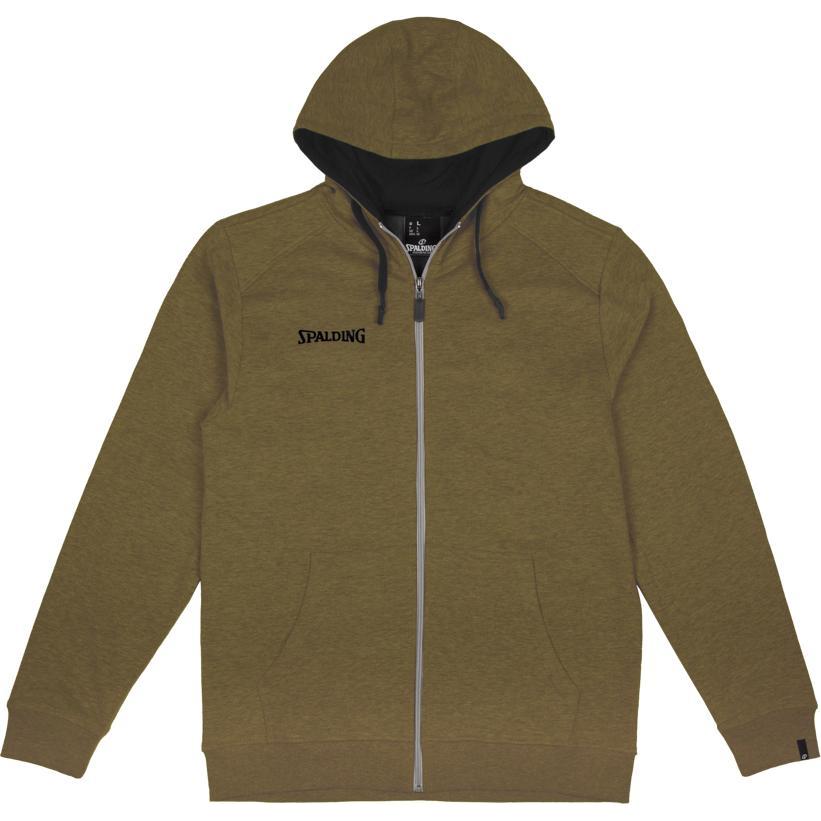 Spalding, Herren, Laufjacke, Flow Hoody Zipper Jacket (L), Grün, L