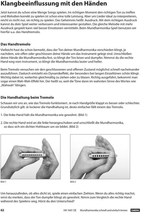 Produktbild Mundharmonika - Schnell und einfach lernen + MP3-CD (Deutsch, Cascha, 2016)