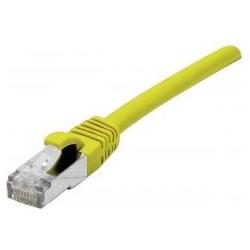 Générique Cat6 RJ45 Patch cable F/UTP PVC ecofriendly yellow - 1m (U/UTP, CAT6, 1 m), Netzwerkkabel
