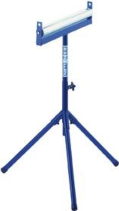 Produktbild BS Rollen Rollst500 Rollenständer mit Tragrolle, höhenverstellbar Traglast 100 kg, blau (50 cm, 50 cm)