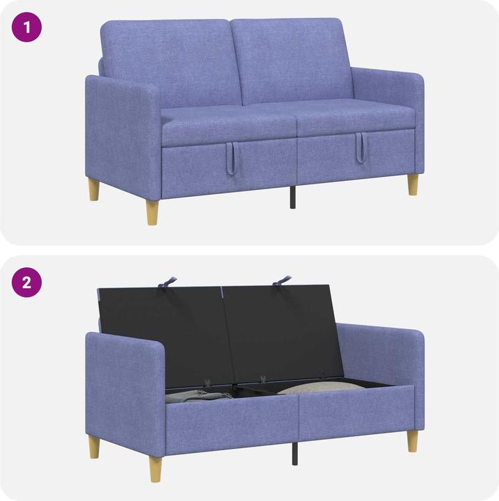 Actual product image vidaXL Modernes Sofa (2 person sofa)