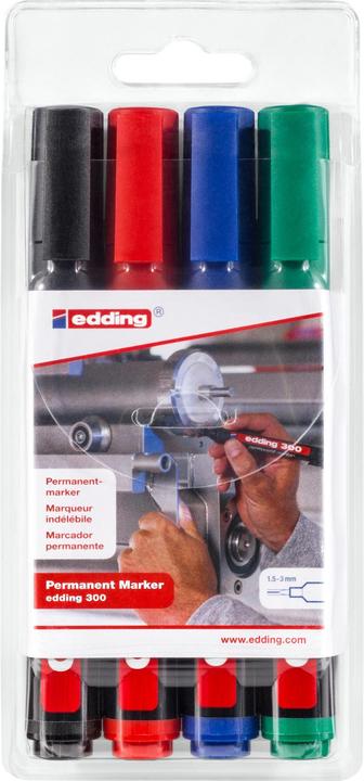 Produktbild Edding Permanent-Marker 300 4 Stück (4x)