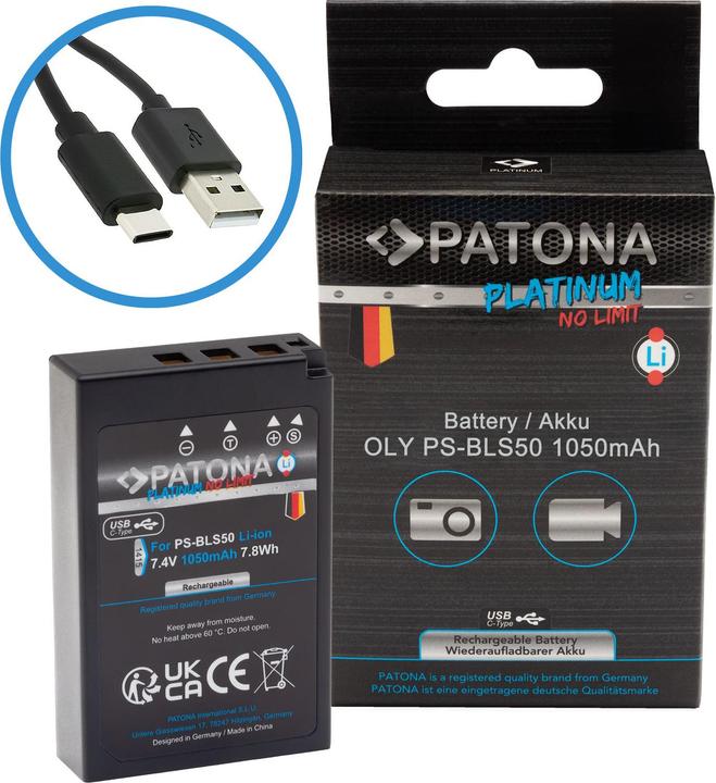 Productafbeelding Patona Platina PS-BLS-50 (Batterij van de camera)