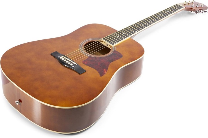 Immagine prodotto Max Chitarra Acustica SoloJam Set Naturale Scuro (Set di chitarre acustiche, Palissandro, Tiglio)