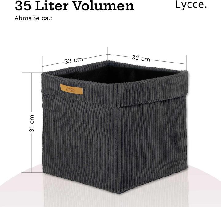 Actual product image Aufbewahrungskorb Casual Faltbare Aufbewahrungsbox Cord 4P (33 cm, 4x)