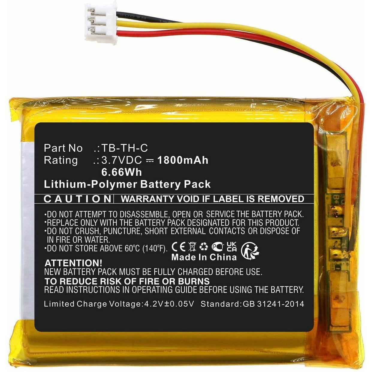 CoreParts, Zubehör Haarentfernung, Battery for Therabody Shaver