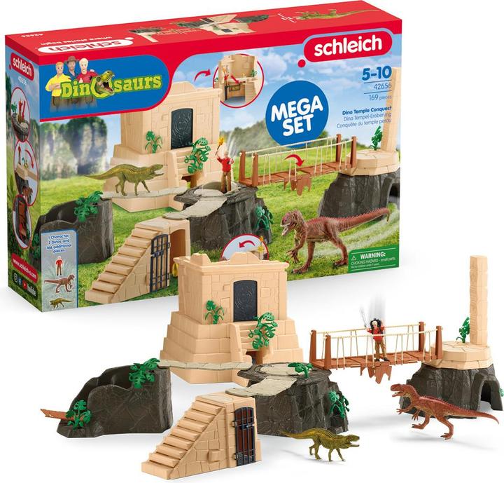 Actual product image Schleich Dino Temple Conquest Mega Set