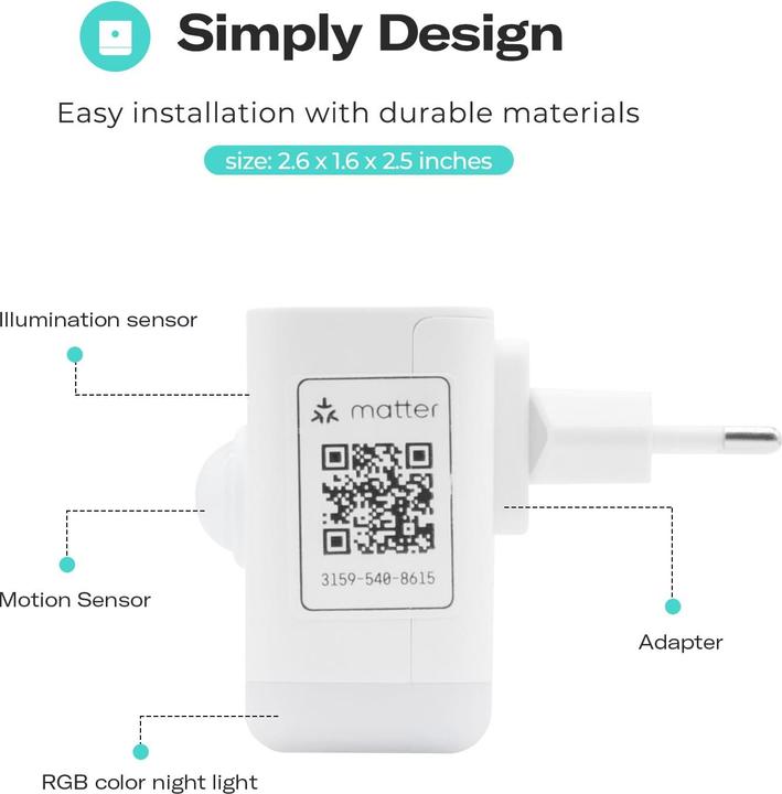 Actual product image Third Reality THIRDREALITY Smart Color Night Light