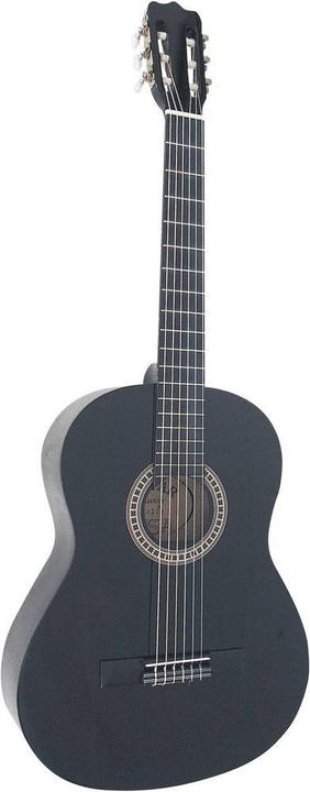 Produktbild MSA Musikinstrumente Konzertgitarre C21 4/4 Schwarz (Konzertgitarre, Basswood)