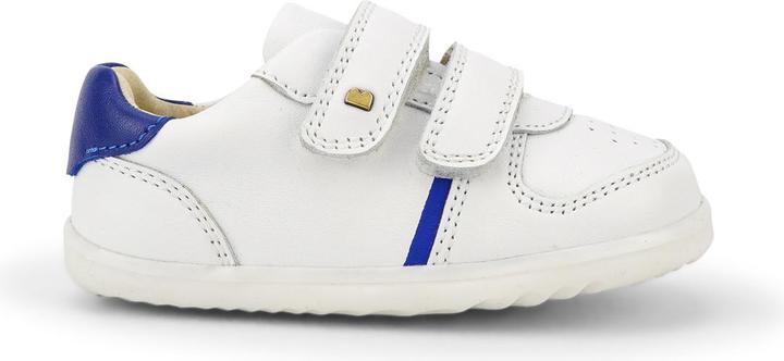 Bobux Riley wit+blauw