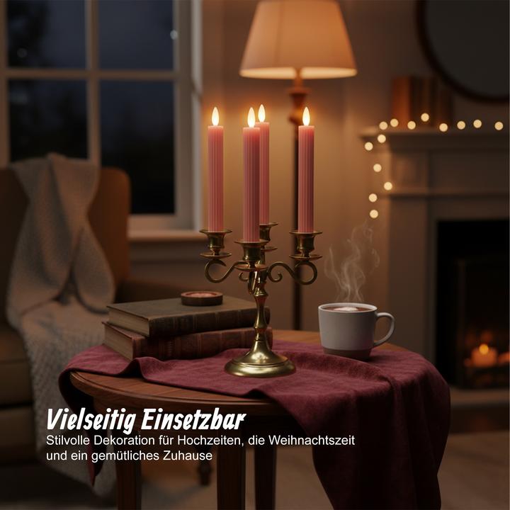 Productafbeelding Relaxdays 4x LED-Stabkerzen (4x)