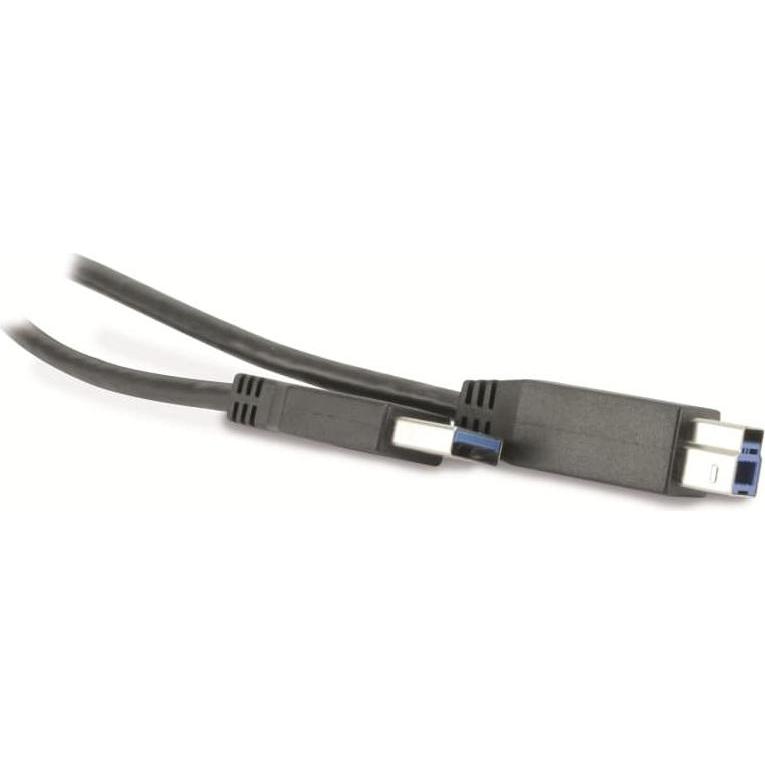 Eneroid USB3.0 Anschlusskabel, A/B, 0,9m, schwarz (0.90 m), USB Kabel
