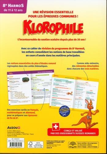 Actual product image Klorophile / Prêt pour les épreuves communes de 8P (French, Collectif, 2024)