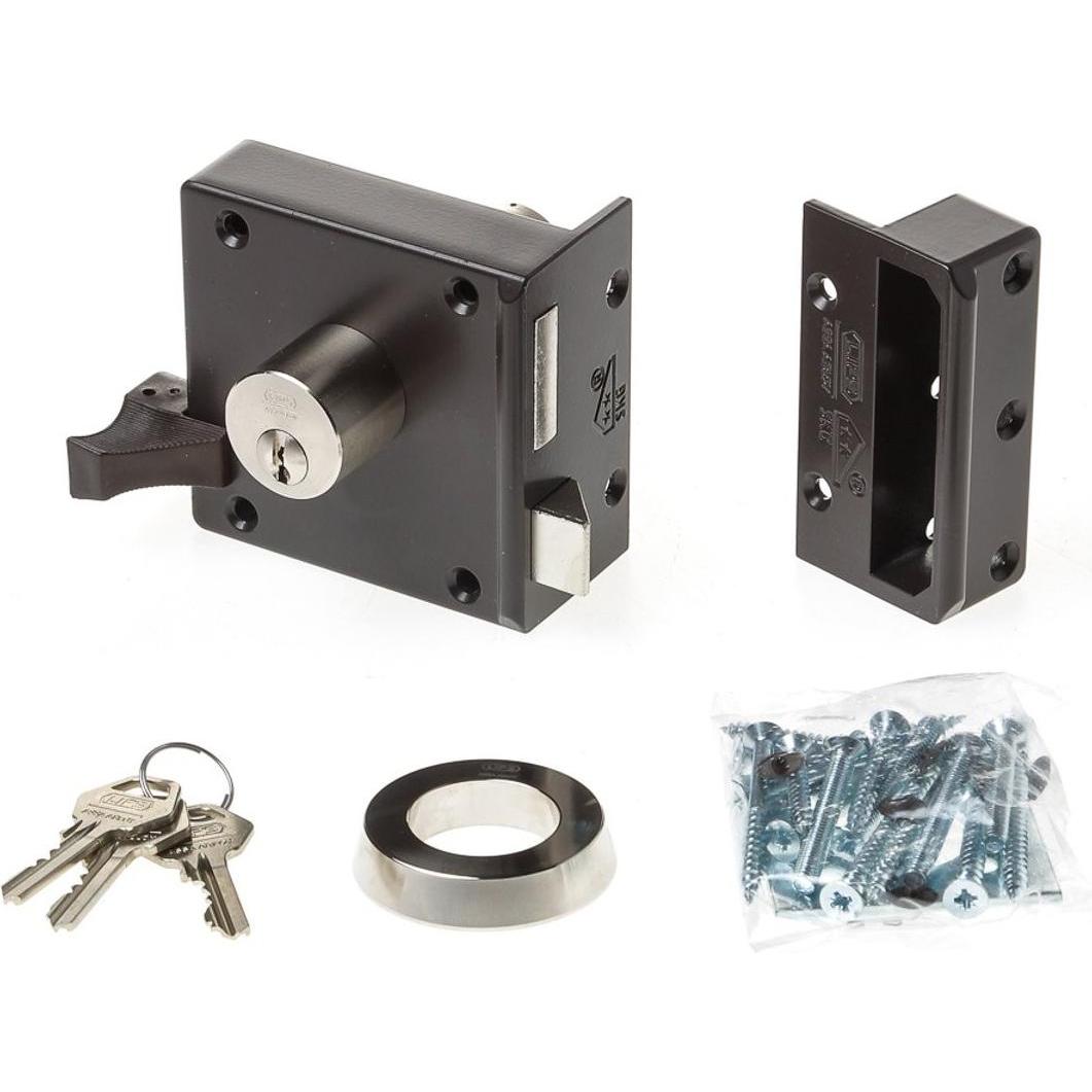 Lips, Serratura + Cilindro di chiusura, Lippen - Sicherheitsfotierungsschloss mit Ordner Cillinder - 1753 50 mm - Dr. Ir.1 / din links (Serratura a mo