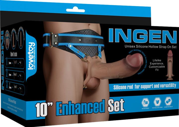 Image du produit Lovetoy Ingen 25,5 cm - Verbessertes Set XS/S/M - Nude