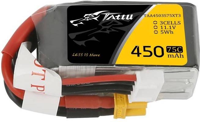 Actual product image Tattu RC Battery LiPo 450 mAh 11.1 V 75C (11.10 V, 450 mAh)