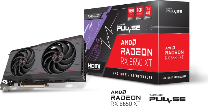 Image du produit Sapphire Radeon RX 6650 XT Gaming OC Pulse (8 Go)
