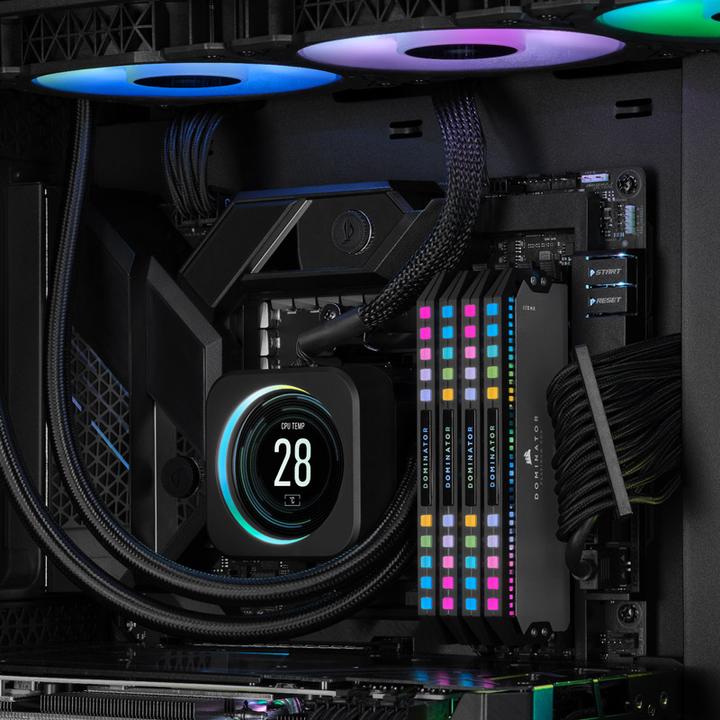 Image du produit Corsair Dominator Platinum RGB (2 x 16GB, 5600 MHz, RAM DDR5, DIMM)