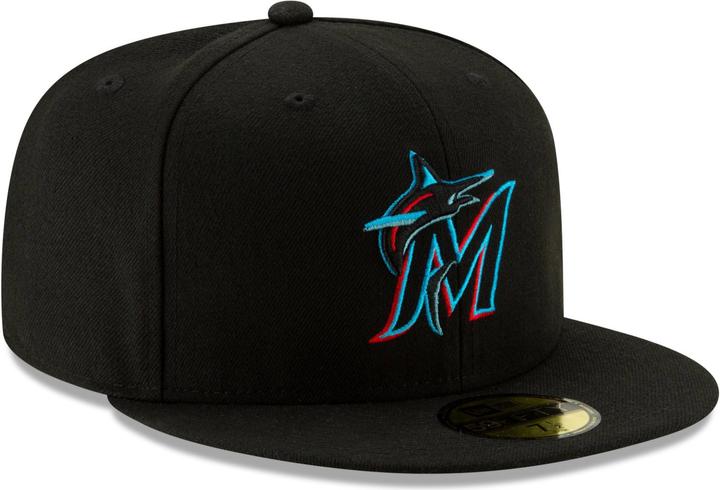 Actual product image New Era 59Fifty Cap - AUTHENTIC ON-FIELD Miami Marlins (7 3/8)