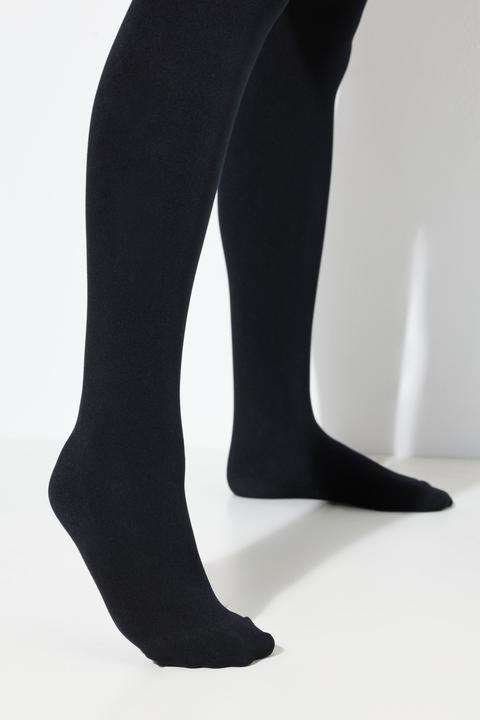 Image du produit Ulla Popken Collant thermique Bellieva, matière opaque et tenant bien chaud