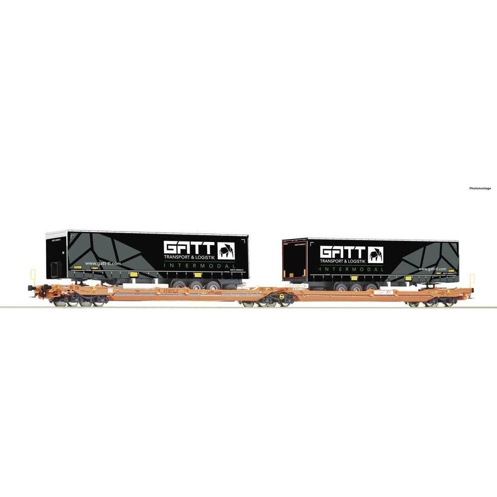Thumbnail - Roco 77403 H0 Doppeltaschen-Gelenkwagen T3000e der Wascosa (Spur H0)