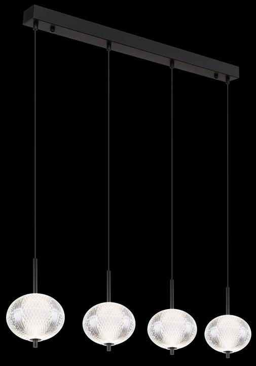 Produktbild Globo Hängeleuchte Metall Schwarz Matt, 1xled