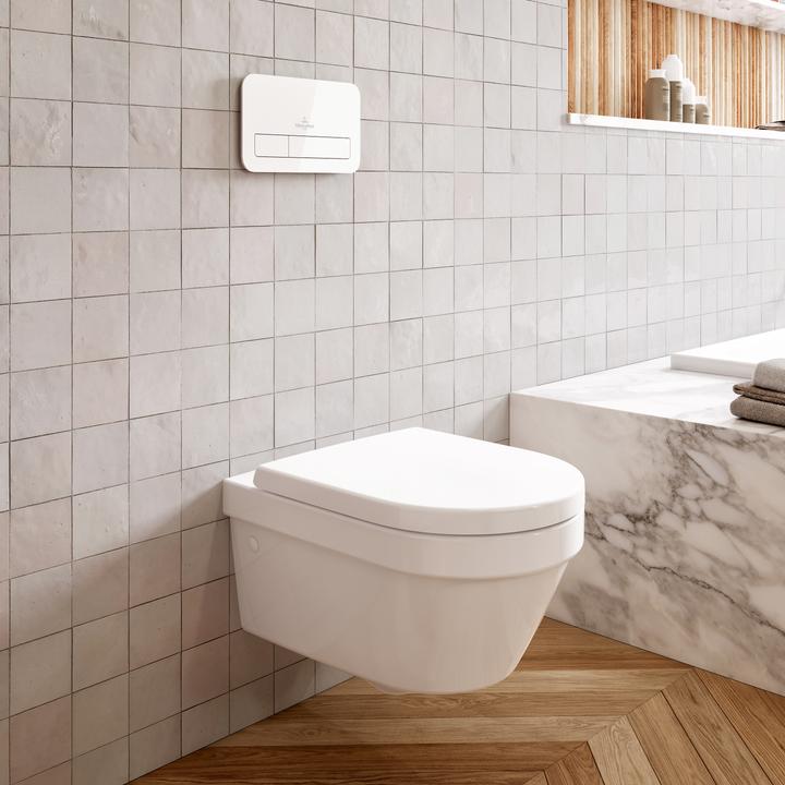 Produktbild Villeroy & Boch Architectura WC-Sitz, mit Absenkautomatik und abnehmbaren Sitz