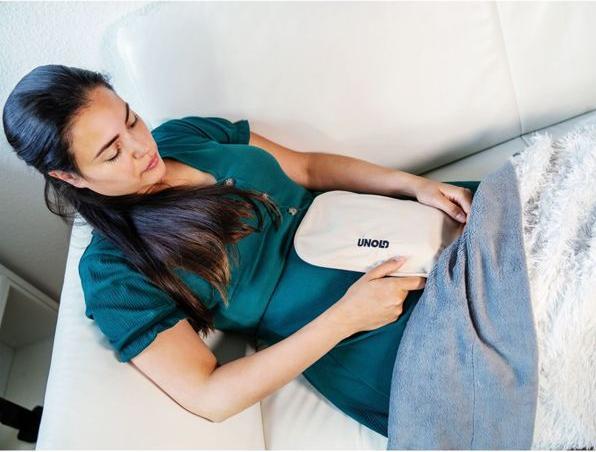 Image du produit Unold 86020 Wärmi Premium Set beige elektr. Heizkissen + Fusswärmekissen