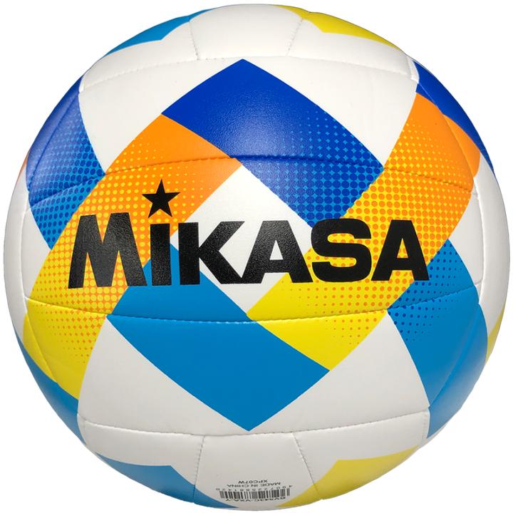 Actual product image Mikasa Piłka siatkowa plażowa Beach Classic biało-niebiesko-żółta BV543C-VXA-Y (5) (5)