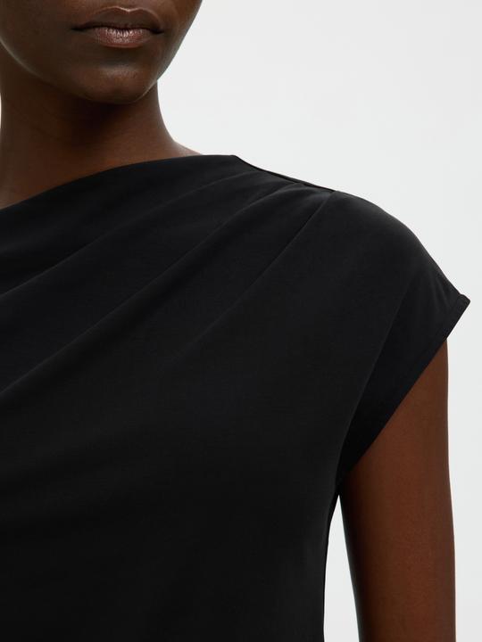 Immagine prodotto Selected Asymmetrisches Oberteil mit kurzen Ärmeln (M)