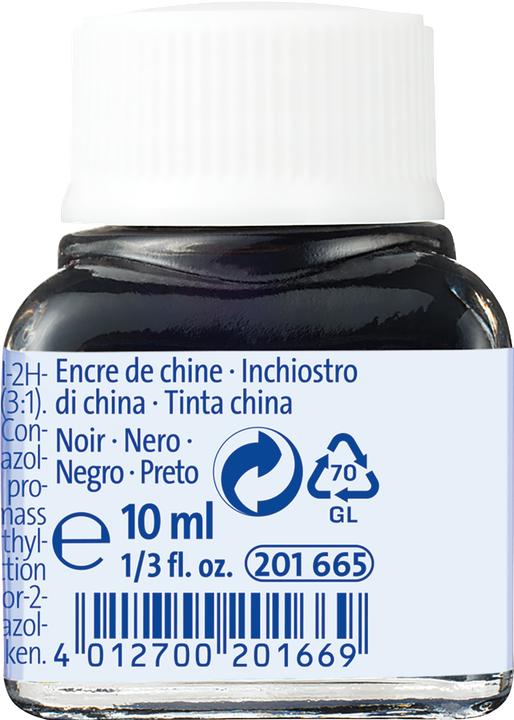 Produktbild Pelikan Tusche für Zeichenpapiere (1 Stück, Schwarz)