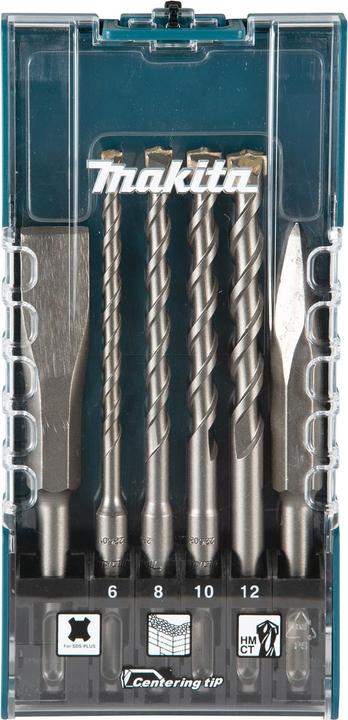 Actual product image Makita SDS+drill bit set 6 pcs. (140 mm)