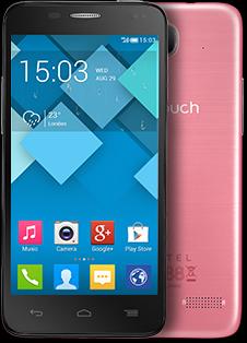 Productafbeelding Alcatel One Touch Idol Mini - 4 GB - Roze (4 GB, 4.30", 5 Mpx, 3G)