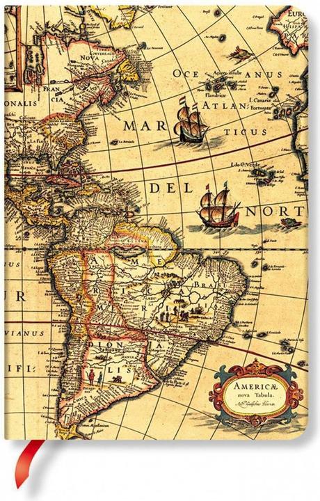 Actual product image Sigel Paperblanks notebook early cartography (120 x 170 mm, Lined)