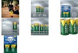 Actual product image Varta Recharge Accu Power (2 pcs., D, 3000 mAh)