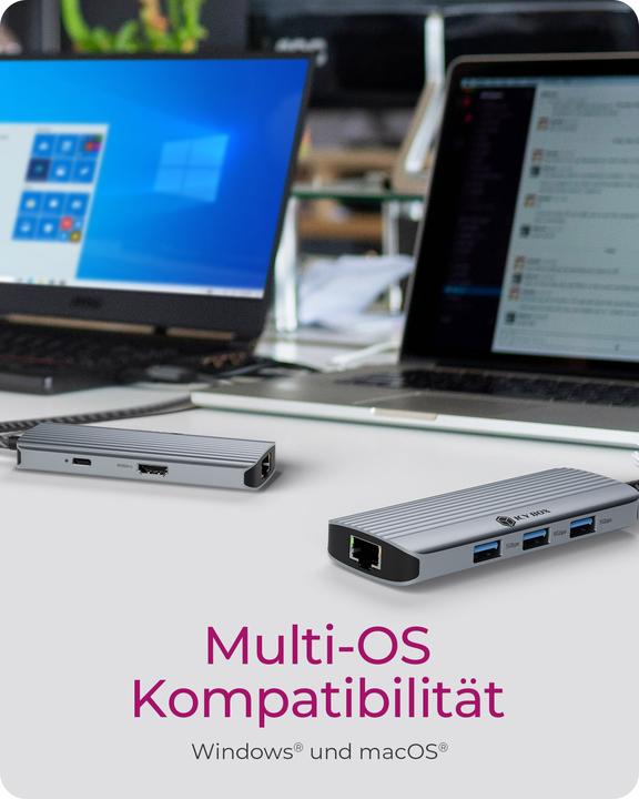 Produktbild Icy Box IB-DK4034a-CPD (USB-C, 6 Ports)