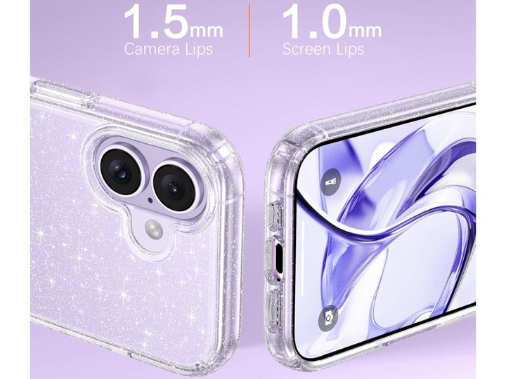 Actual product image Screenguard SuperGlitter Hybrid Case (Apple iPhone 17)