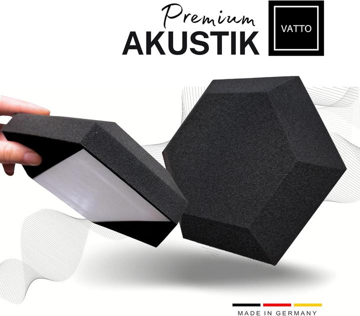 Produktbild Vatto 3D Akustikpaneele Hexagon (15 Stk.)