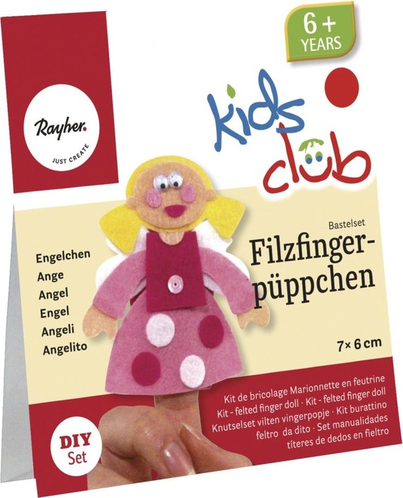 Produktbild Rayher Bastelset Filzfingerpüppchen Engelchen
