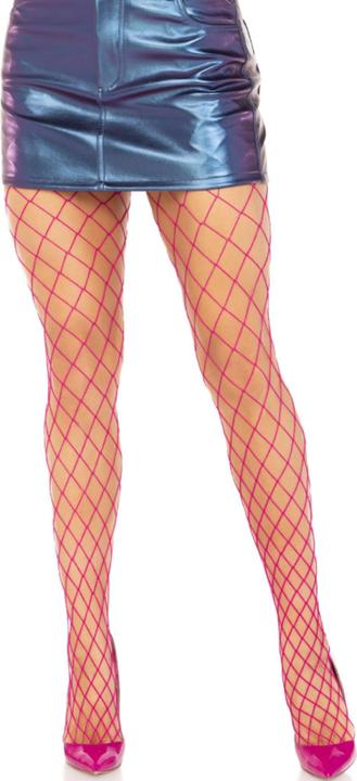 Actual product image Leg Avenue Diamond Fishnet Tights Violet (One size)